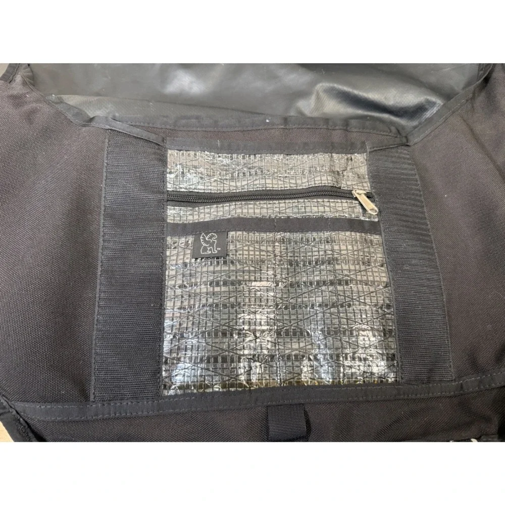 Chrome Industries Citizen 24L Messenger Bag USA Made 2010 Black Silver Vintage